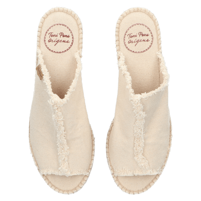 Itaca Dames Espadrilles Cru