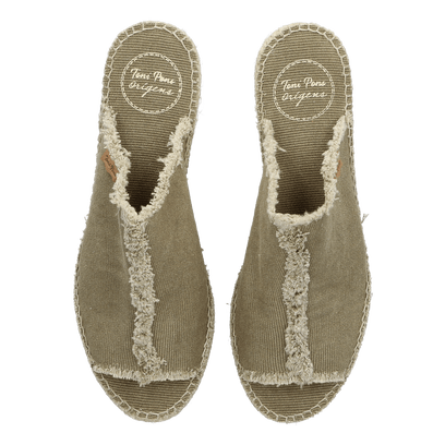 Itaca Dames Espadrilles Caqui
