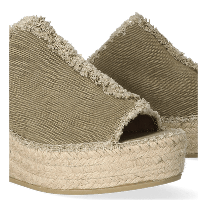 Itaca Dames Espadrilles Caqui