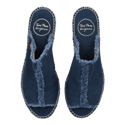 Itaca Katoen Dames Espadrilles Mari