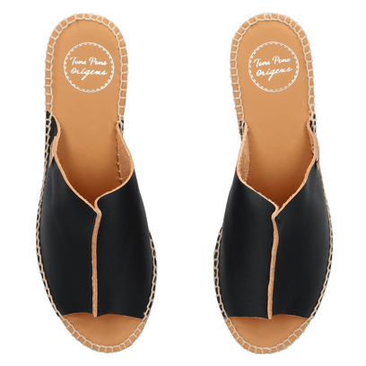 Ivonne Dames Espadrilles Negre