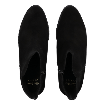 Jeri-SY Dames Enkellaarsjes Negre