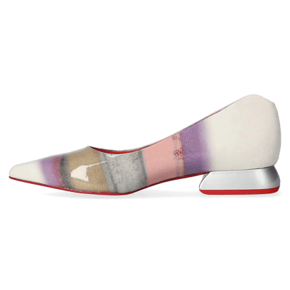 Labio Dames Flats Pagos Multicolour White