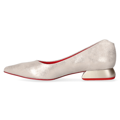 Labio Dames Flats Vilian Platinum