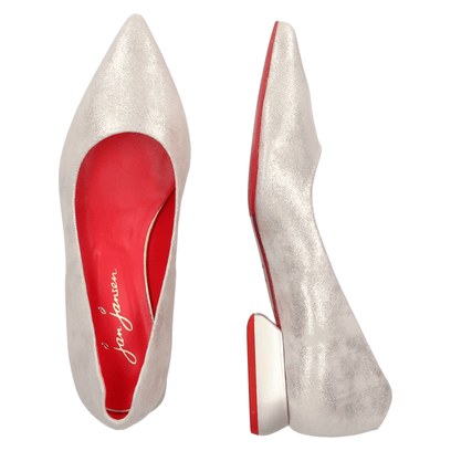 Labio Dames Flats Vilian Platinum