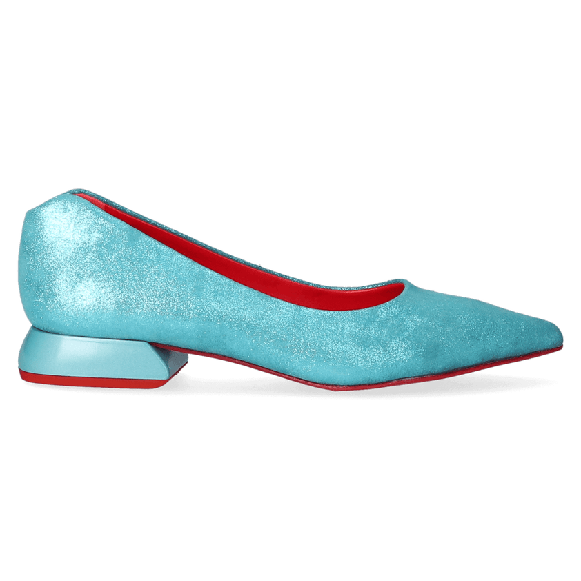 Labio Dames Flats Vilian Turquoise