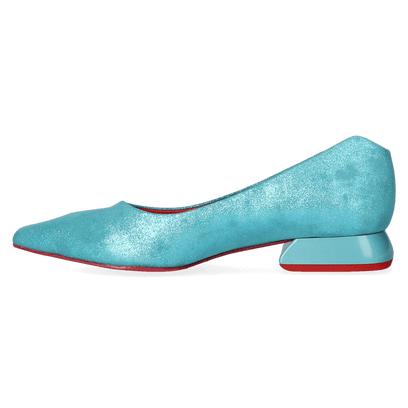 Labio Dames Flats Vilian Turquoise