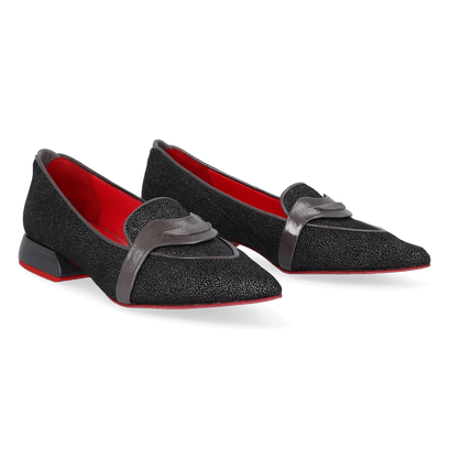 Bello Dames Flats Skala Smoke