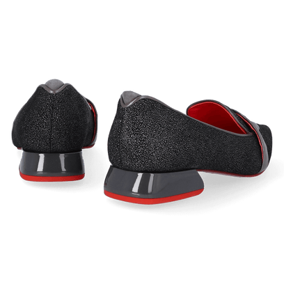 Bello Dames Flats Skala Smoke