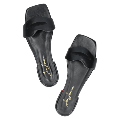 Cupido Dames Slippers Sheep Black