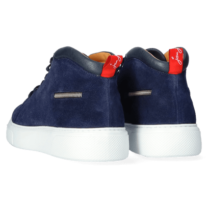 Eastwood Heren Sneakers Camoscio Blue