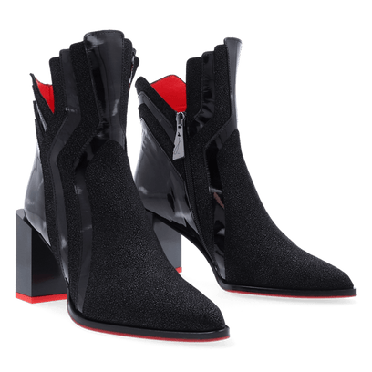 Miami Beach Dames Enkellaarsjes Skala Negro/Burton P1