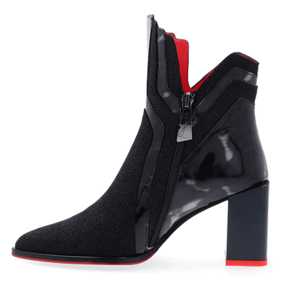 Miami Beach Dames Enkellaarsjes Skala Negro/Burton P1