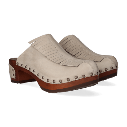Wood Nymph Dames Clogs Panna
