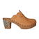 Knock On Wood Dames Clogs Cuoio