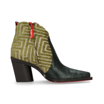 Kansas Dames Enkellaarsjes Forest Green