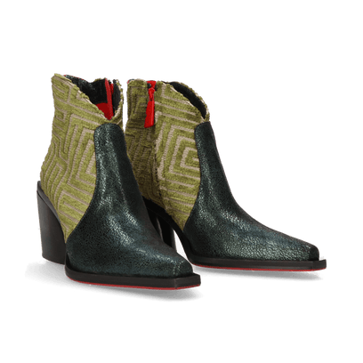 Kansas Dames Enkellaarsjes Forest Green