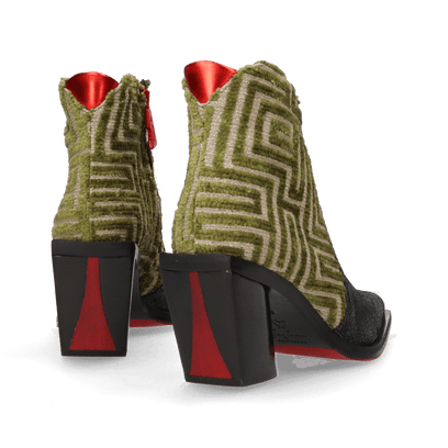 Kansas Dames Enkellaarsjes Forest Green