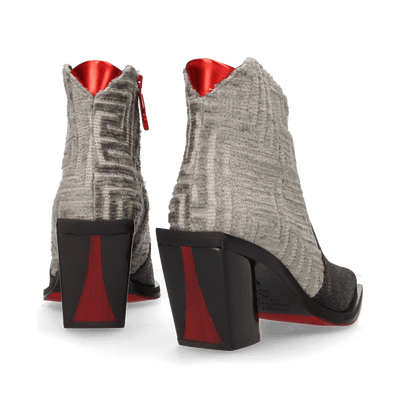 Kansas Dames Enkellaarsjes Grey