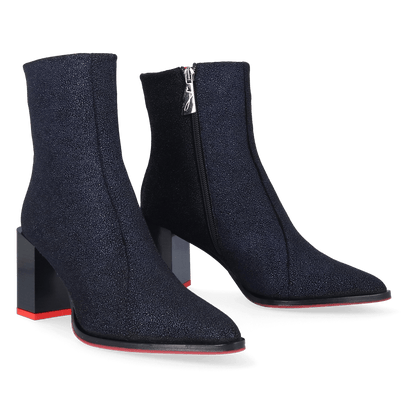 Nintu Dames Enkellaarsjes Skala Blue