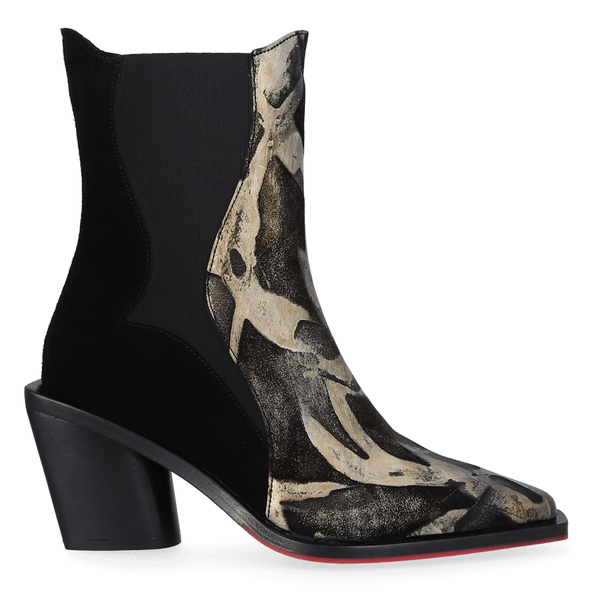 Ohio Dames Enkellaarsjes Safari/Black Ohio Dames Enkellaarsjes Chagall Safari/Versuvio Negro