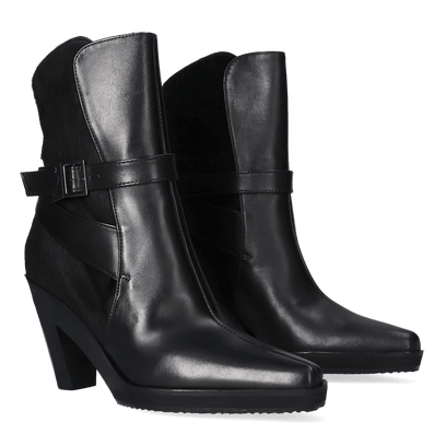 Emilia Dames Enkellaarsjes Nero