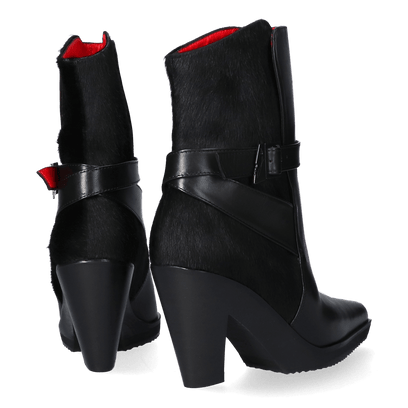 Emilia Dames Enkellaarsjes Nero