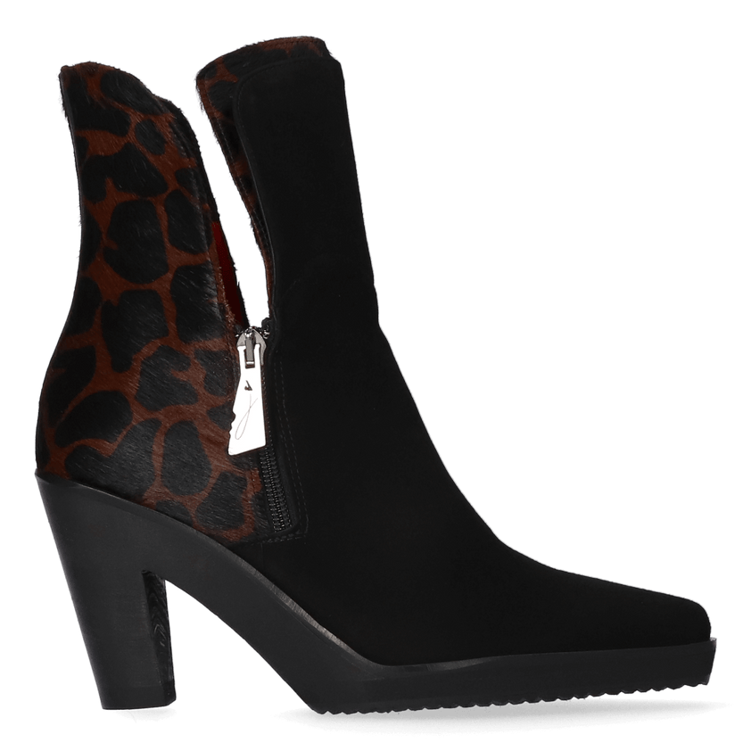 Coraline Dames Enkellaarsjes Nero