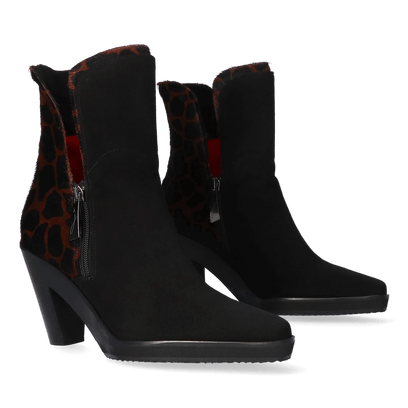 Coraline Dames Enkellaarsjes Nero