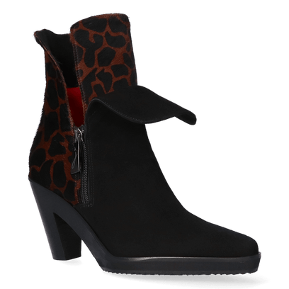 Coraline Dames Enkellaarsjes Nero