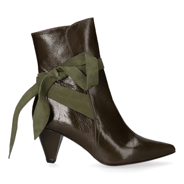 Amelie Dames Enkellaarsjes Olive Amelie Dames Enkellaarsjes Olive