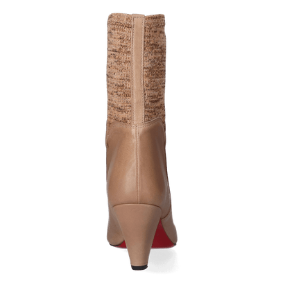 Camille Dames Laarsjes Beige