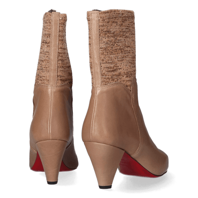 Camille Dames Laarsjes Beige