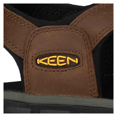 Clearwater CNX Heren Wandelsandalen Leer Dark Earth/Black