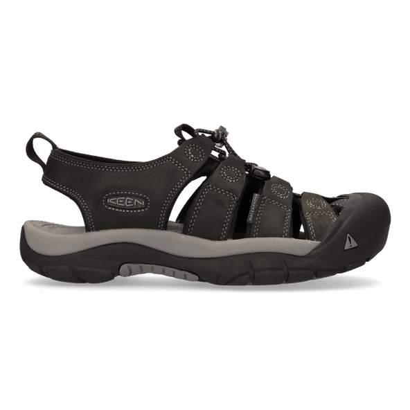 Newport Heren Wandelsandalen Leer Black/Steel Grey Newport Heren Wandelsandalen Black/Steel Grey
