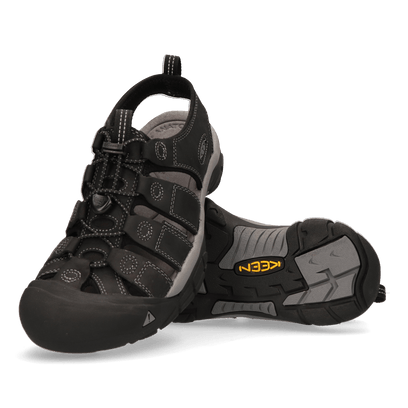 Newport Heren Wandelsandalen Black/Steel Grey