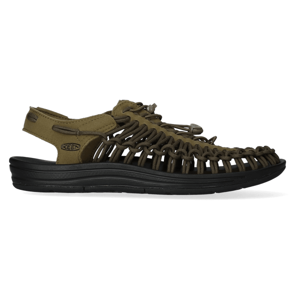 Uneek Heren Sandalen Dark Olive/Black Uneek Heren Sandalen Dark Olive/Black