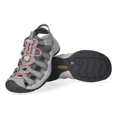Astoria West Dames Wandelsandalen Grey/Coral