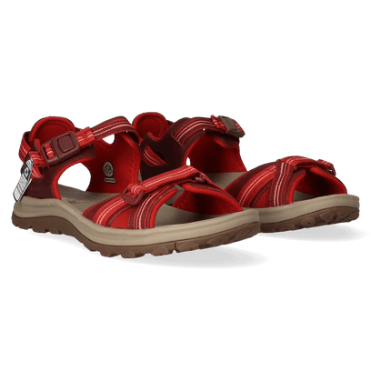 Terradora II Dames Wandelsandalen Dark Red/Coral