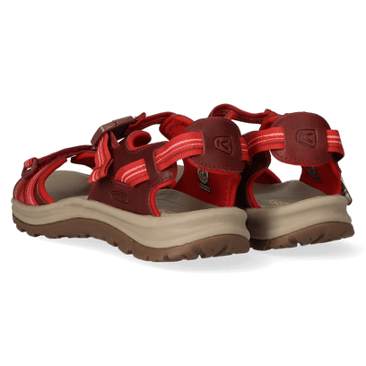 Terradora II Dames Wandelsandalen Dark Red/Coral