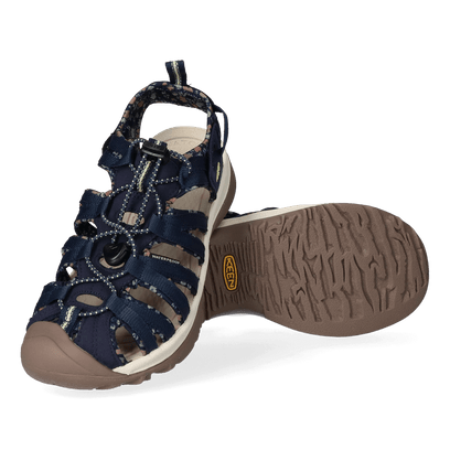 Whisper Dames Wandelsandalen Navy/Birch