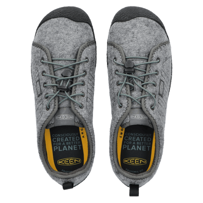 Howser Lace Heren Veterschoenen Grey Felt/Black