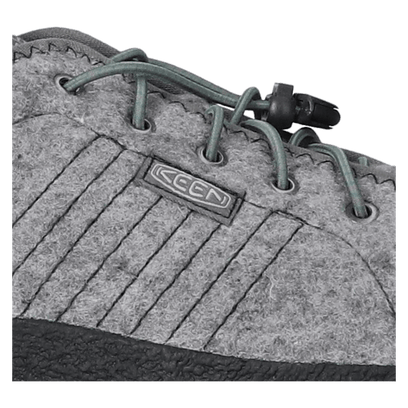 Howser Lace Heren Veterschoenen Grey Felt/Black