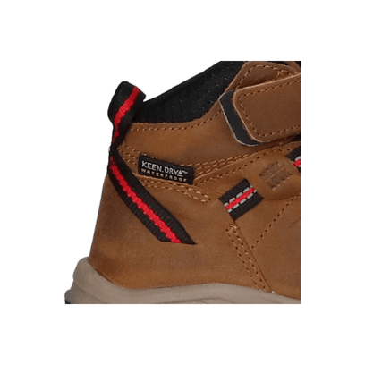 Ridge Flex Mid Younger Kids Wandelschoenen Bison/Red Carpet