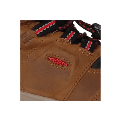 Ridge Flex Mid Younger Kids Wandelschoenen Bison/Red Carpet