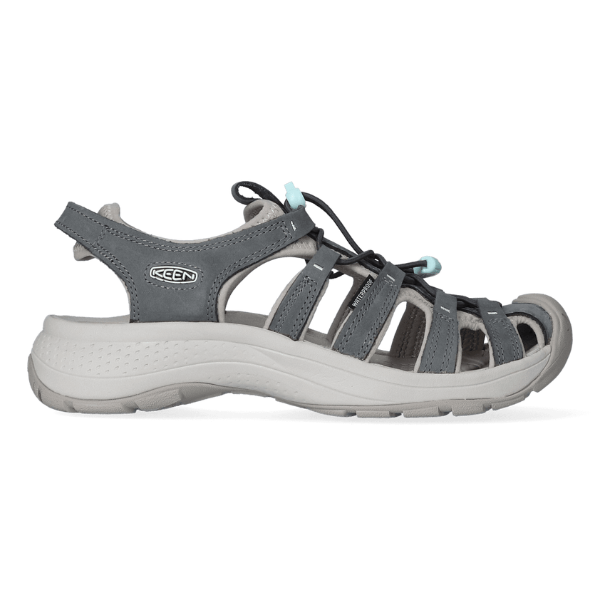 Astoria West Leather Dames Wandelsandalen Magnet/Vapor