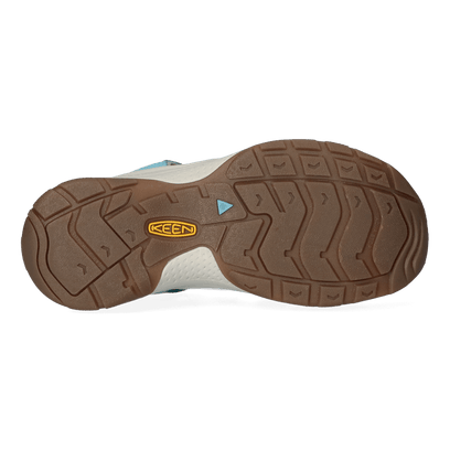 Astoria West Leather Dames Wandelsandalen Porcelain/Blue Glass