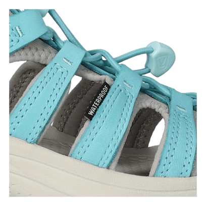 Astoria West Leather Dames Wandelsandalen Porcelain/Blue Glass