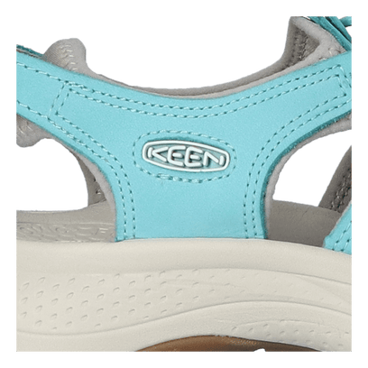 Astoria West Leather Dames Wandelsandalen Porcelain/Blue Glass