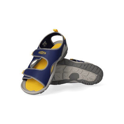 Knotch Creek Older Kids' Open-Toe Sandalen Blue Depths/Keen Yellow